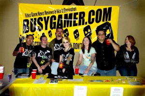 BusyGamer Crew & Supporters: Game Over, Crutchboy, Gritskrieg, Miss Genocide, Mrs. Rabke, Timmy Danger, Steph Perry